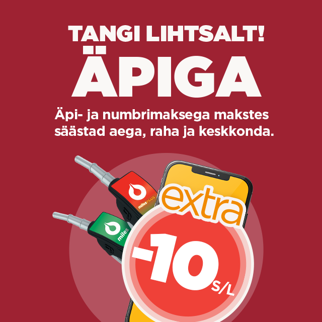 Numbrimärgi ja äpiga -10s/l